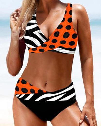 Kolorowe Wygodne Bikini Damskie na Lato
