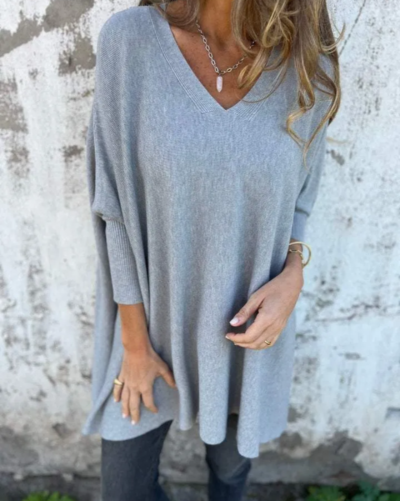 Mia | Luksusowy Oversize'owy Top Boho z Komfortową Sylwetką 4