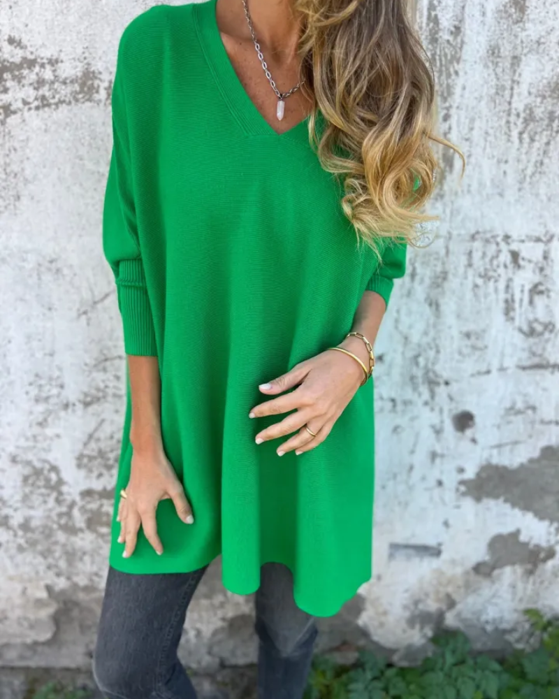 Mia | Luksusowy Oversize'owy Top Boho z Komfortową Sylwetką 5