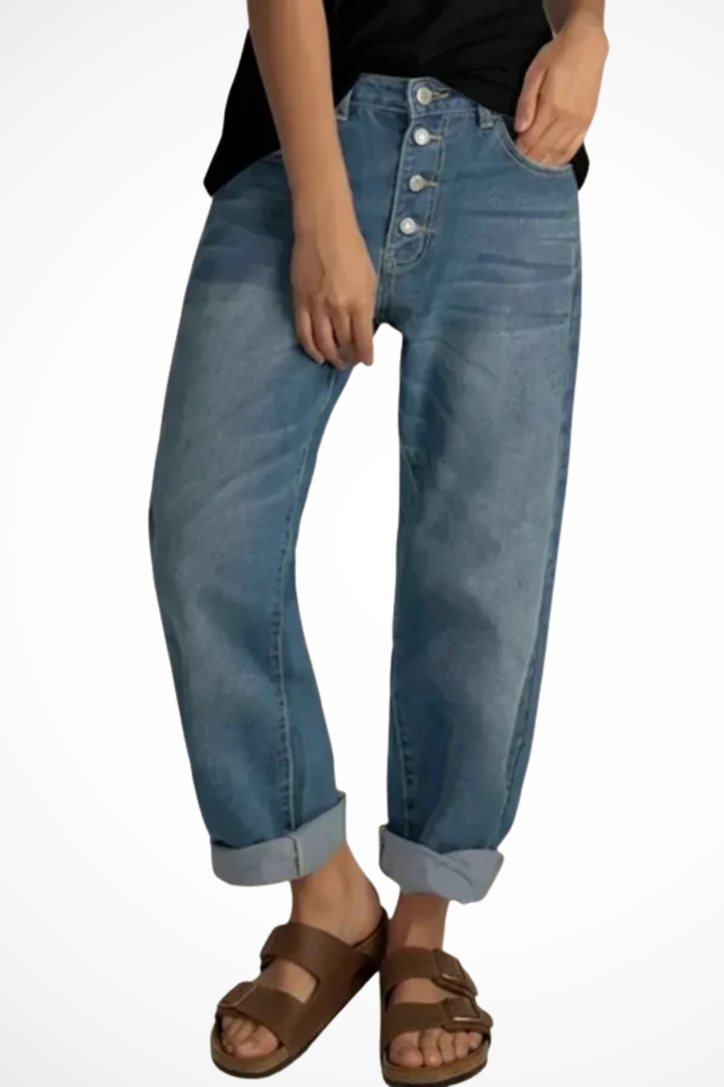 Olivia | Casual High Waisted Women's Jeans 0