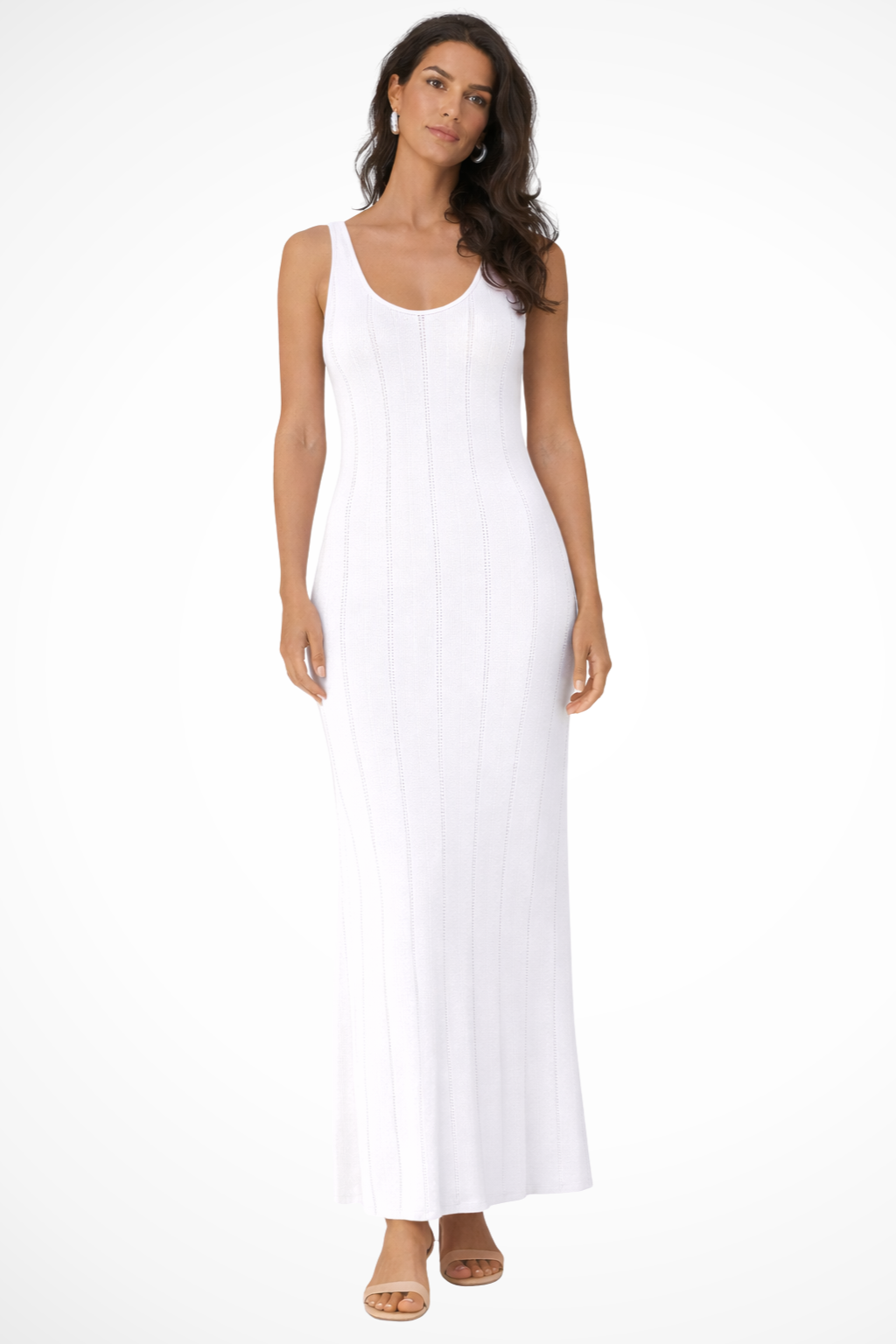 Olivia | Elegancka Damska Sukienka Maxi z Dzianiny 6