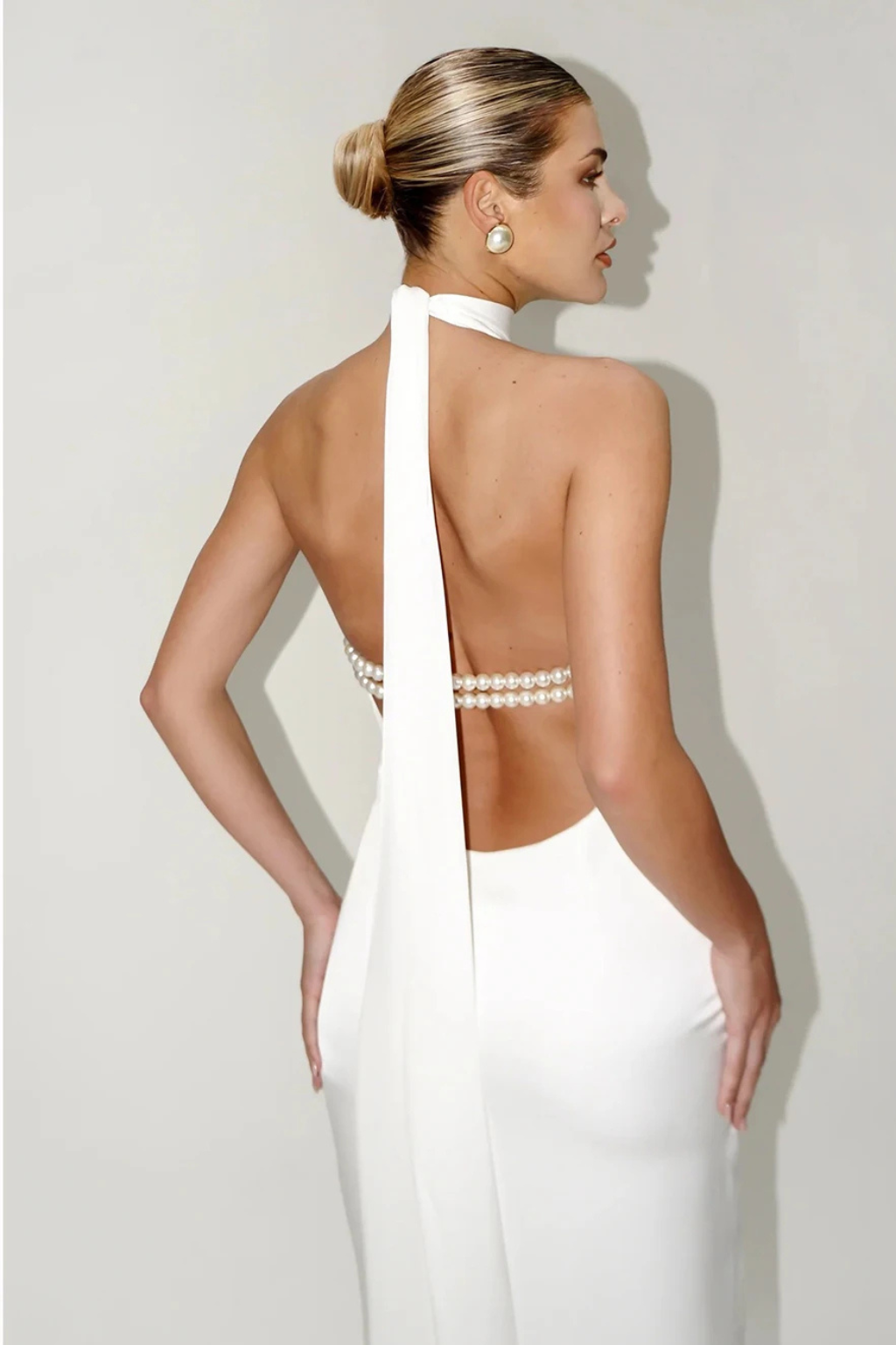 Olivia | Elegancka Damska Sukienka Maxi z Odkrytymi Plecami 3