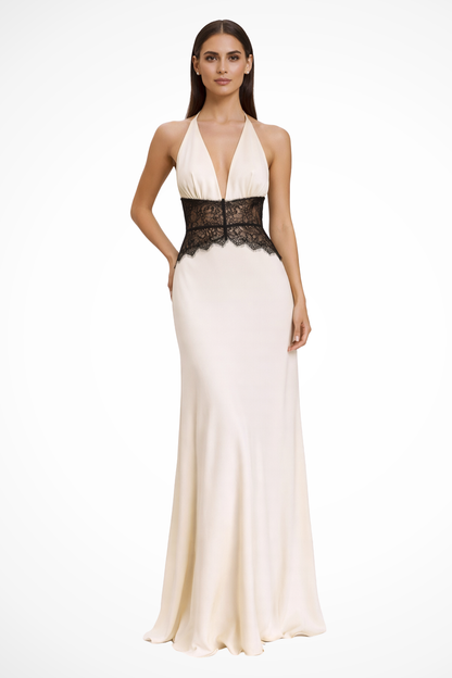 Olivia | Elegancka Damska Sukienka Maxi z Odkrytymi Plecami 6