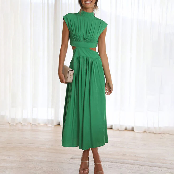 Olivia | Elegancka Letnia Sukienka Halter na Wesele 0