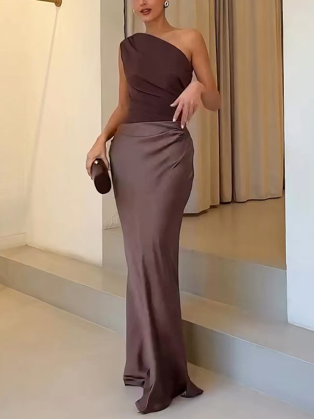 Olivia | Elegancka Plisowana Sukienka Maxi na Wesele 5