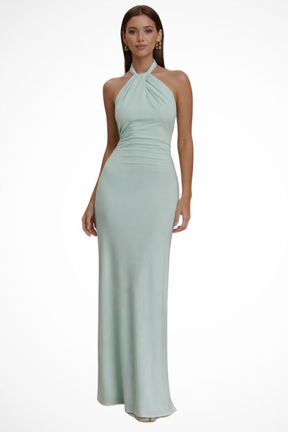 Olivia | Elegancka Sukienka Maxi Na Wesele z Odkrytymi Plecami 0