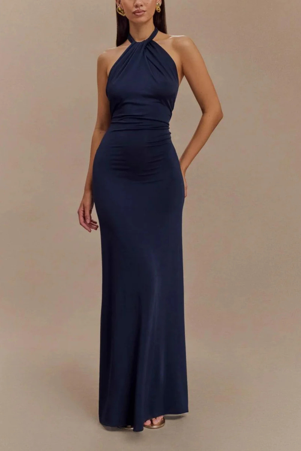 Olivia | Elegancka Sukienka Maxi Na Wesele z Odkrytymi Plecami 6