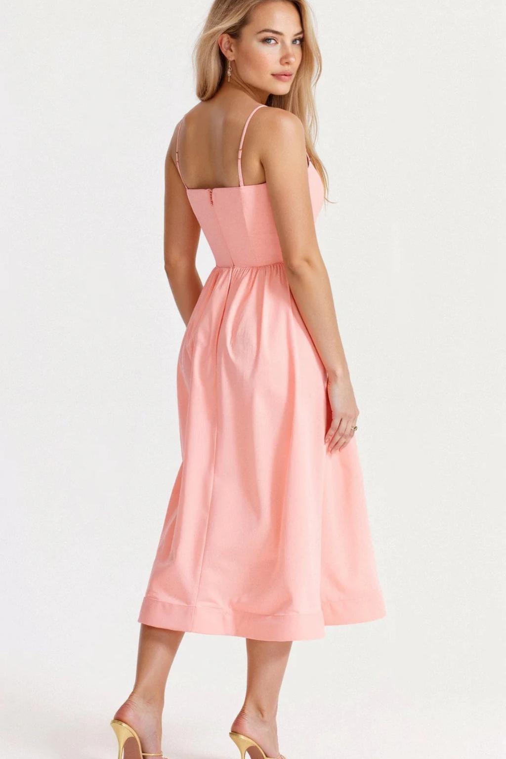 Olivia | Elegancka Sukienka Midi na Wesele w Stylu Ascot 5