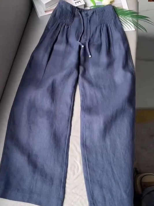 Olivia | Lekkie Eleganckie Spodnie Damskie z Szeroką Nogawką 0