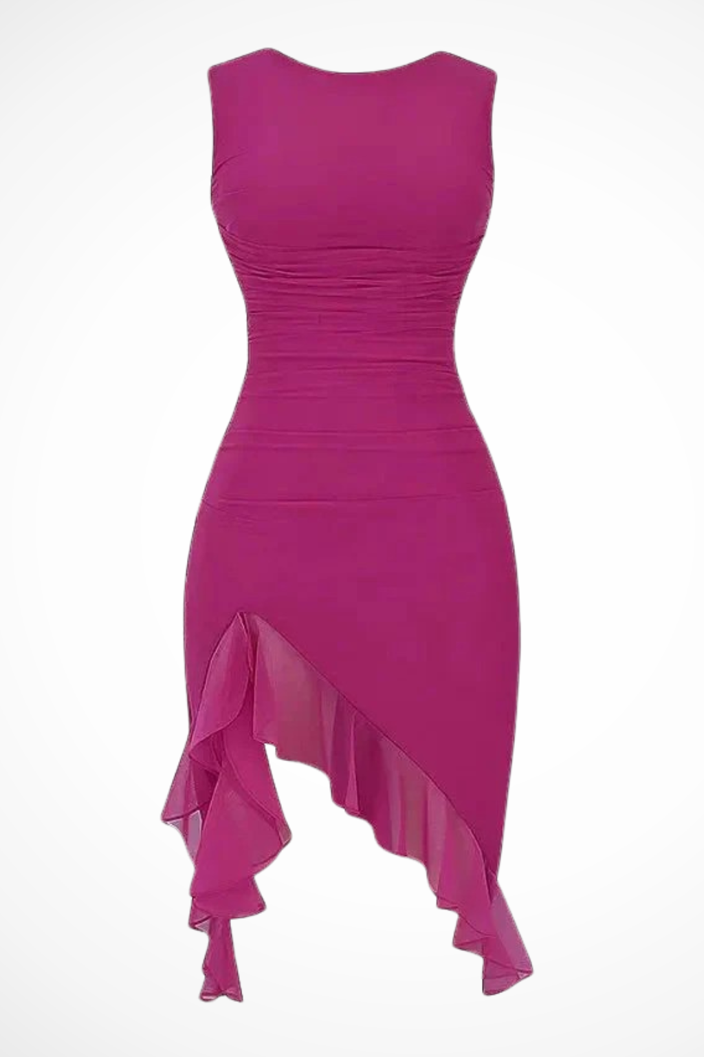 Sophia | Elegancka Letnia Sukienka Midi z Marszczeniem 5