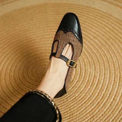 Stylowe Buty Damskie Mary Jane z Niskim Obcasem | Vintage Design dla Komfortu i Elegancji 1