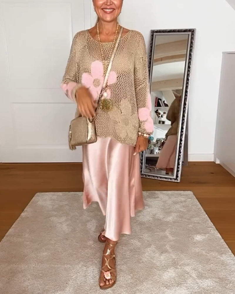 Stylowy Top Damski z Długim Rękawem w Stylu Boho z Otwarty Splot | Lekka Bluzka na Ciepłe Dni 3
