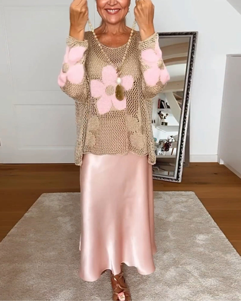Stylowy Top Damski z Długim Rękawem w Stylu Boho z Otwarty Splot | Lekka Bluzka na Ciepłe Dni 7