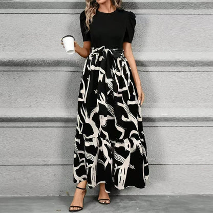 Sukienka Damska Botaniczna Maxi | Elegancka Letnia Sukienka Na Wesele
