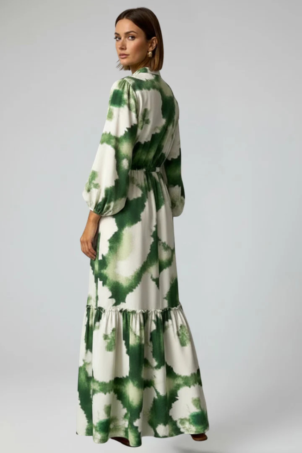 Zara | Elegancka Maxi Sukienka Damska z Długim Rękawem na Wesele 2