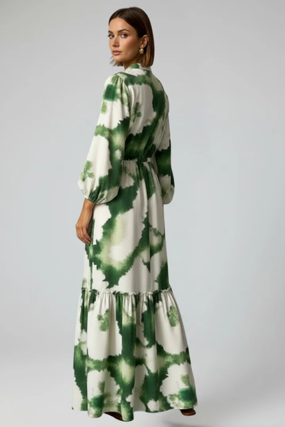Zara | Elegancka Maxi Sukienka Damska z Długim Rękawem na Wesele 2