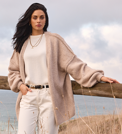 Lekki Dzianinowy Kardigan Damski Sylla