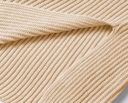 Damski luźny sweter dzianinowy na jesień