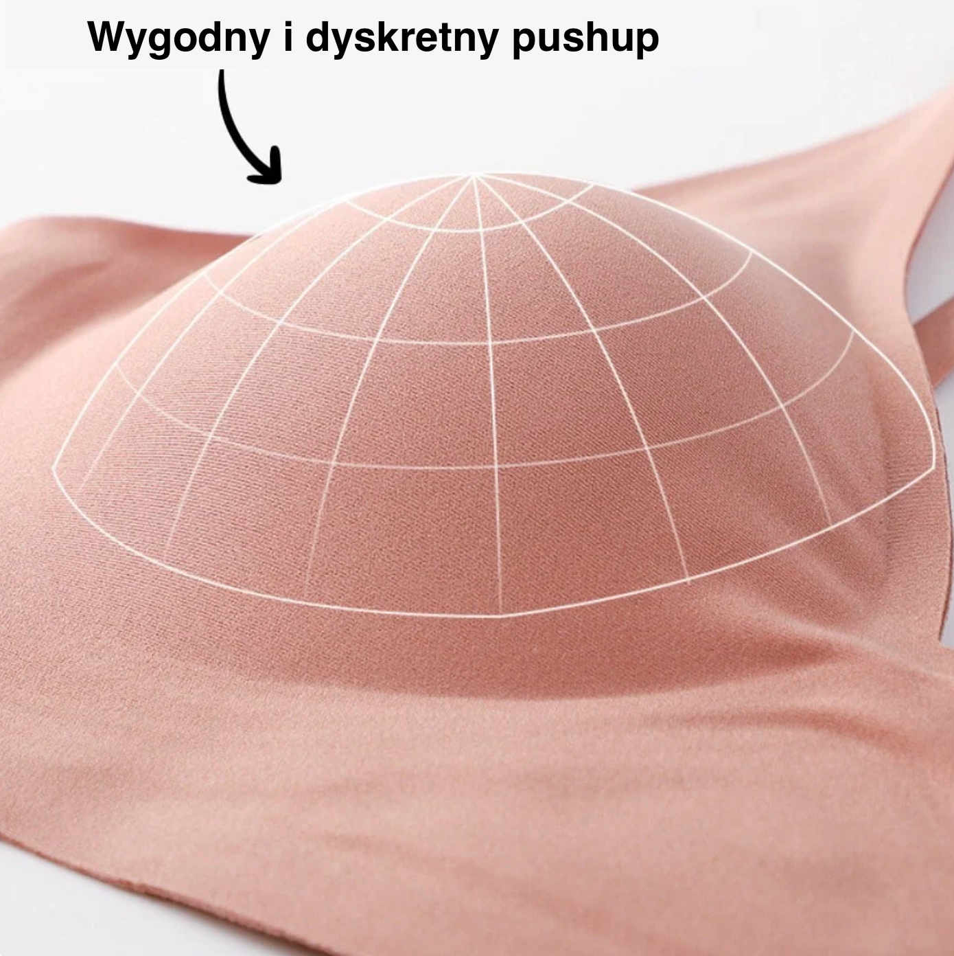 Żelowy Biustonosz Bezszwowy Sylla