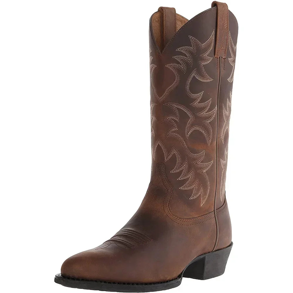 Sierra | Klasyczne buty kowbojskie unisex z eleganckim haftem