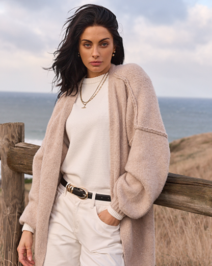 Lekki Dzianinowy Kardigan Damski Sylla